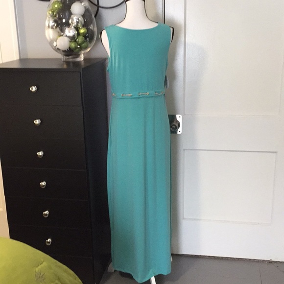 Teal Green Maxi Dress S/M/L - Picture 4 of 6